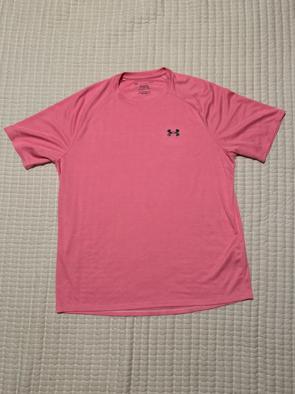 Under Armour Men's Pink Short-Sleeve Performance Tee